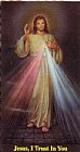 Famous Portrait Paintings - portrait of jesus of divine mercy